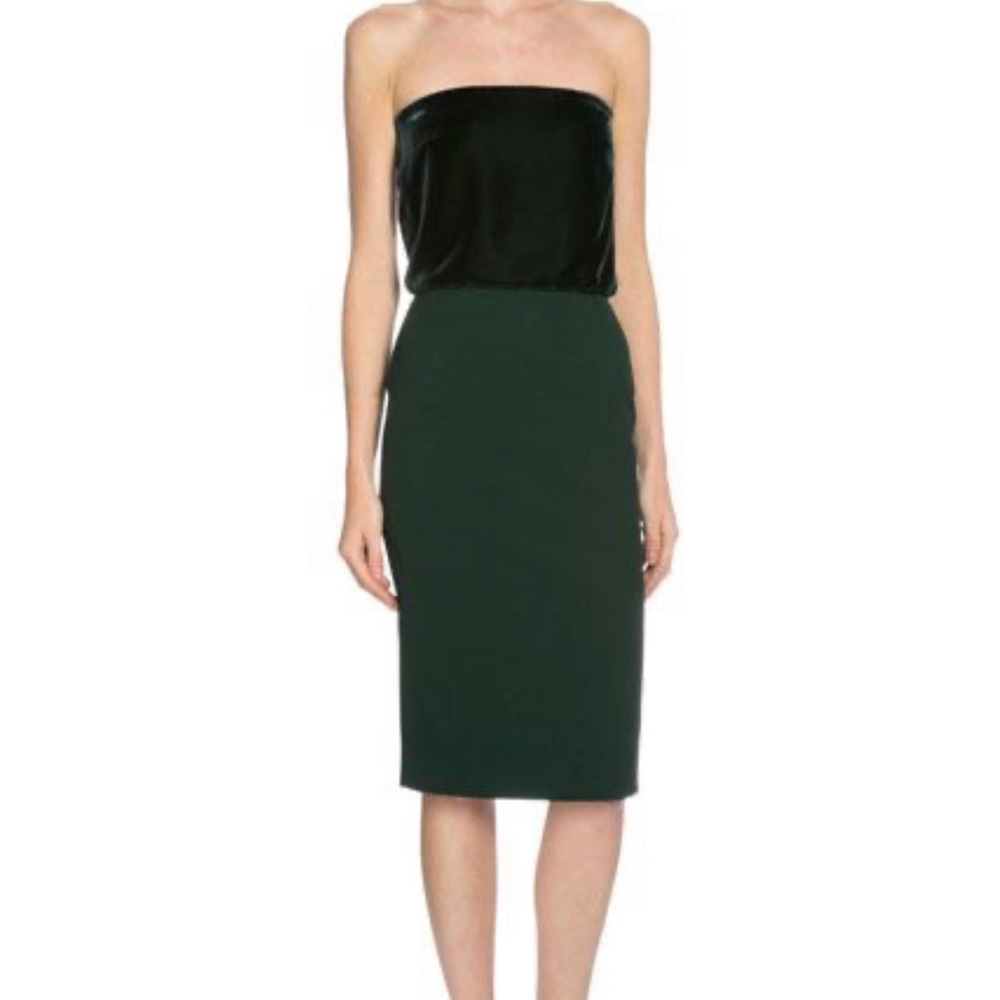 Tom Ford Elegant Strapless Cocktail Dress.